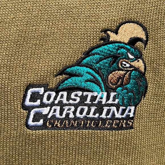 NWT Coastal Carolina Chanticleers Tan Golf Vest by Reserve by Sport Haley Sz XL - Picture 3 of 8